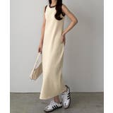 callautia メランジ配色ニットタンクワンピース | JUNOAH | 詳細画像5 