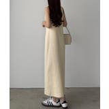 callautia メランジ配色ニットタンクワンピース | JUNOAH | 詳細画像8 