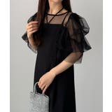 ブラック | callautia シアートップス+サロペットset | JUNOAH