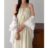 callautia 花柄フレアギャザーキャミワンピース | JUNOAH | 詳細画像9