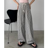 callautia ストライプワイドパンツ | JUNOAH | 詳細画像10 