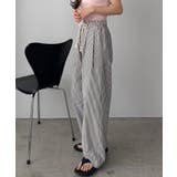 callautia ストライプワイドパンツ | JUNOAH | 詳細画像12 