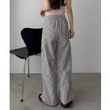 callautia ストライプワイドパンツ | JUNOAH | 詳細画像13 