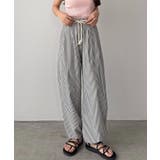 callautia ストライプワイドパンツ | JUNOAH | 詳細画像14 