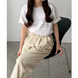 callautia ストライプワイドパンツ | JUNOAH | 詳細画像19 