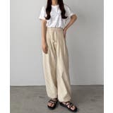 callautia ストライプワイドパンツ | JUNOAH | 詳細画像24 