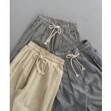 callautia ストライプワイドパンツ | JUNOAH | 詳細画像25 