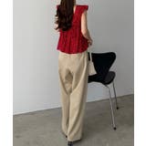 callautia 花柄ノースリーブフリルトップス | JUNOAH | 詳細画像15 