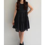 callautia シアーチェックティアードチュニック | JUNOAH | 詳細画像8