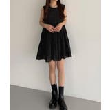 callautia シアーチェックティアードチュニック | JUNOAH | 詳細画像9