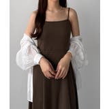 callautia 【取り外し可能パット付き】フレアリブキャミワンピース | JUNOAH | 詳細画像5 