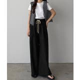 callautia リネンライクワイドパンツ | JUNOAH | 詳細画像4 