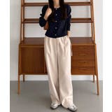 callautia 金ボタンパフスリーブショートニットカーディガン | JUNOAH | 詳細画像20 