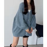 薄手ニットシャギーカーディガン+ショートパンツSET | JUNOAH | 詳細画像13