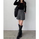 callautia ホルターネックリブニット | JUNOAH | 詳細画像2 