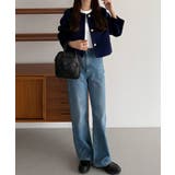 callautia ウールライクゴールドボタンノーカラージャケット | JUNOAH | 詳細画像23 