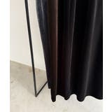 callautia ファスナースリットIラインべロアスカート（薄手、裏地なし） | JUNOAH | 詳細画像15 