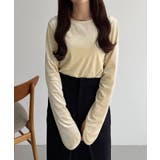 callautia バックオープンストーンベロアカットソー | JUNOAH | 詳細画像5