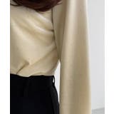 callautia バックオープンストーンベロアカットソー | JUNOAH | 詳細画像7