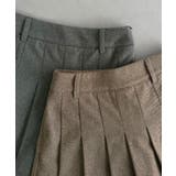 callautia ローウエストヘリンボーンプリーツミニスカート(インパン付き) | JUNOAH | 詳細画像16