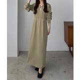 callautia 深カーブネックスウェットワンピース | JUNOAH | 詳細画像10 