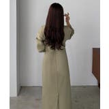 callautia 深カーブネックスウェットワンピース | JUNOAH | 詳細画像12 