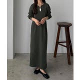 callautia 深カーブネックスウェットワンピース | JUNOAH | 詳細画像6 