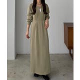 callautia 深カーブネックスウェットワンピース | JUNOAH | 詳細画像9 