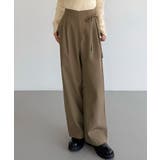 callautia 薄手ラップリボンスラックスパンツ（裏地無し） | JUNOAH | 詳細画像21 