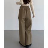 callautia 薄手ラップリボンスラックスパンツ（裏地無し） | JUNOAH | 詳細画像22 