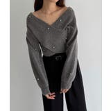 callautia オフショルビジュークロスニット | JUNOAH | 詳細画像10 