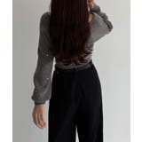 callautia オフショルビジュークロスニット | JUNOAH | 詳細画像11 