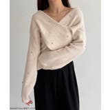 callautia オフショルビジュークロスニット | JUNOAH | 詳細画像2 