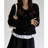 callautia フリルドッキングシャギーニット | JUNOAH | 詳細画像10 