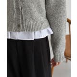 callautia フリルドッキングシャギーニット | JUNOAH | 詳細画像4 