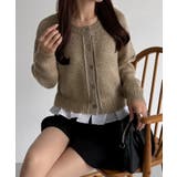 callautia フリルドッキングシャギーニット | JUNOAH | 詳細画像6 