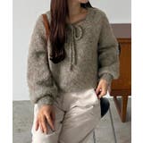 callautia 前後２wayリボンシャギーニット | JUNOAH | 詳細画像11 