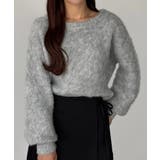 callautia 前後２wayリボンシャギーニット | JUNOAH | 詳細画像13 