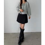 callautia 前後２wayリボンシャギーニット | JUNOAH | 詳細画像16 