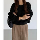 callautia 前後２wayリボンシャギーニット | JUNOAH | 詳細画像22 