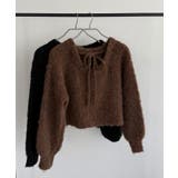 callautia 前後２wayリボンシャギーニット | JUNOAH | 詳細画像30 