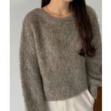 callautia 前後２wayリボンシャギーニット | JUNOAH | 詳細画像8 