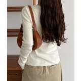 callautia レイヤード風ギャザーニットトップス | JUNOAH | 詳細画像5