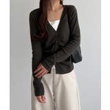 callautia レイヤード風ギャザーニットトップス | JUNOAH | 詳細画像8