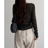 callautia レイヤード風ギャザーニットトップス | JUNOAH | 詳細画像9