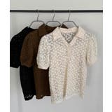 callautia カットレースポロトップス（キャミセット） | JUNOAH | 詳細画像12 