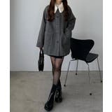 callautia ボアカラーミドルコート | JUNOAH | 詳細画像11 