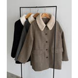 callautia ボアカラーミドルコート | JUNOAH | 詳細画像12 