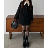 callautia ボアカラーミドルコート | JUNOAH | 詳細画像3 