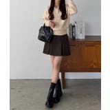 callautia ミックスカラーハーフボタンポロニット | JUNOAH | 詳細画像12 